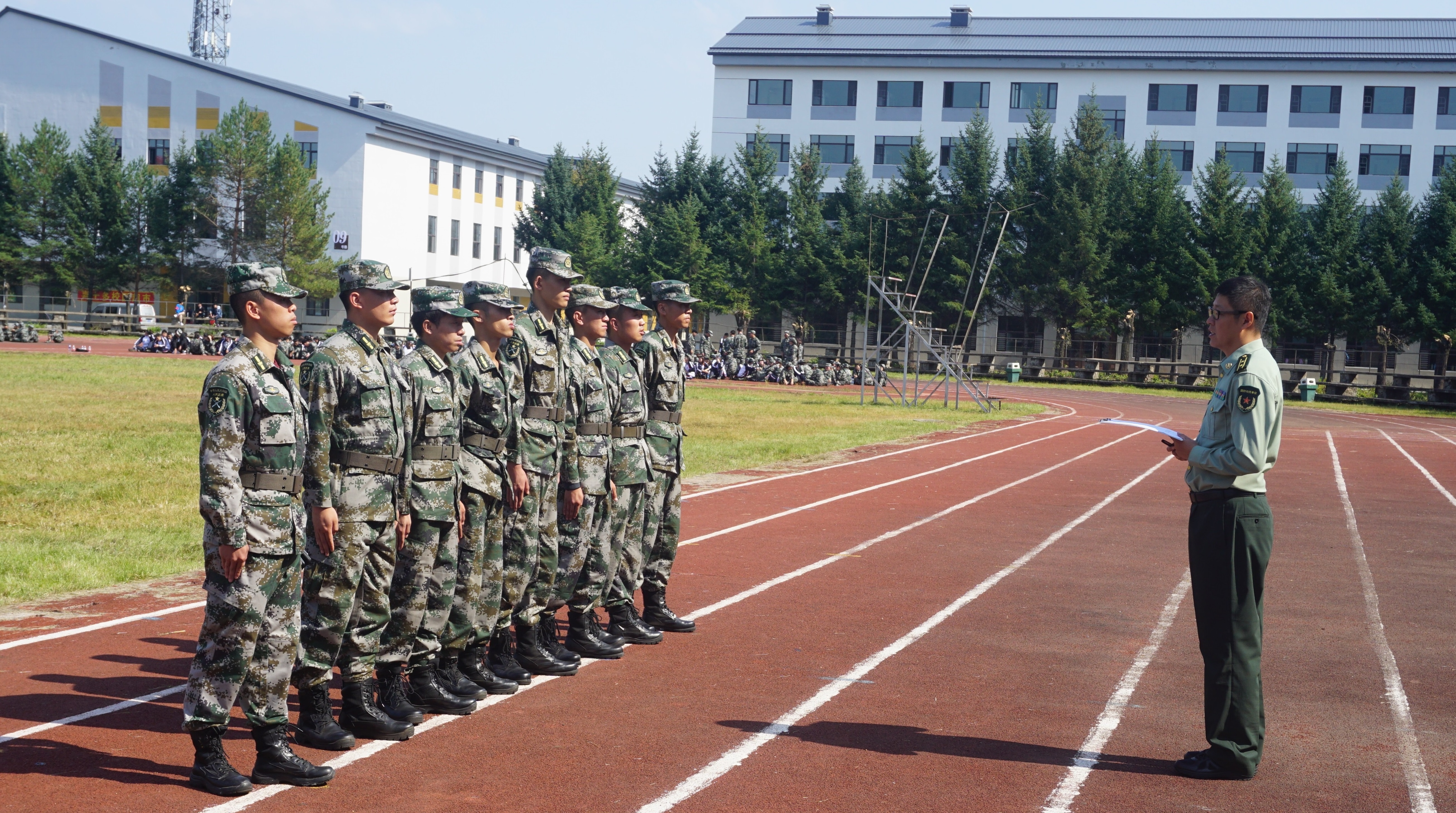 黑龍江省軍區(qū)學(xué)生軍訓(xùn)工作辦公室到校開展2018年自訓(xùn)高校軍訓(xùn)教官崗前考核 黑龍江省軍區(qū)學(xué)生軍訓(xùn)工作辦公室到校開展2018年自訓(xùn)高校軍訓(xùn)教官崗前考核