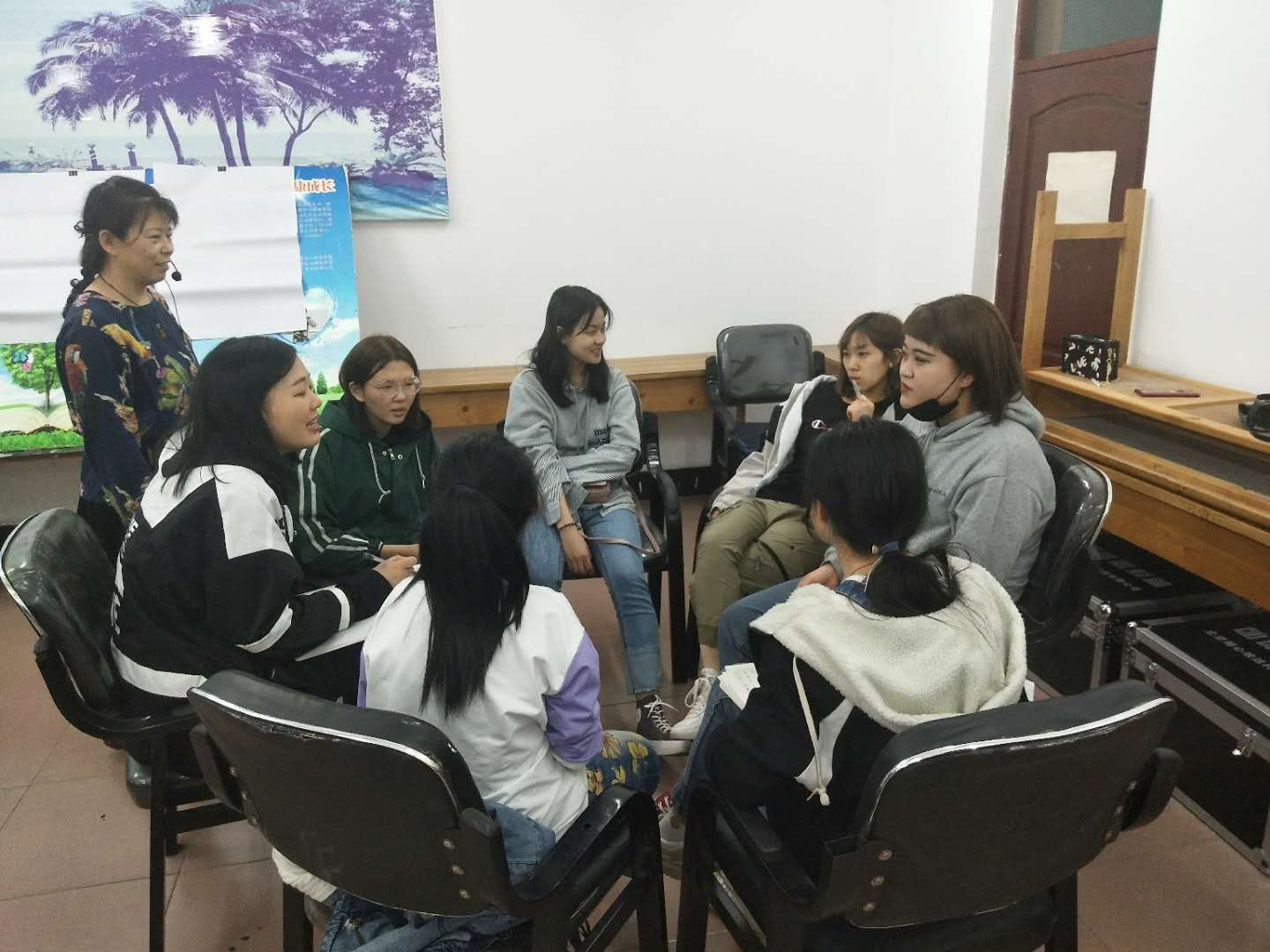 馬克思主義公共學院組織全體預科生開展心理團建活動