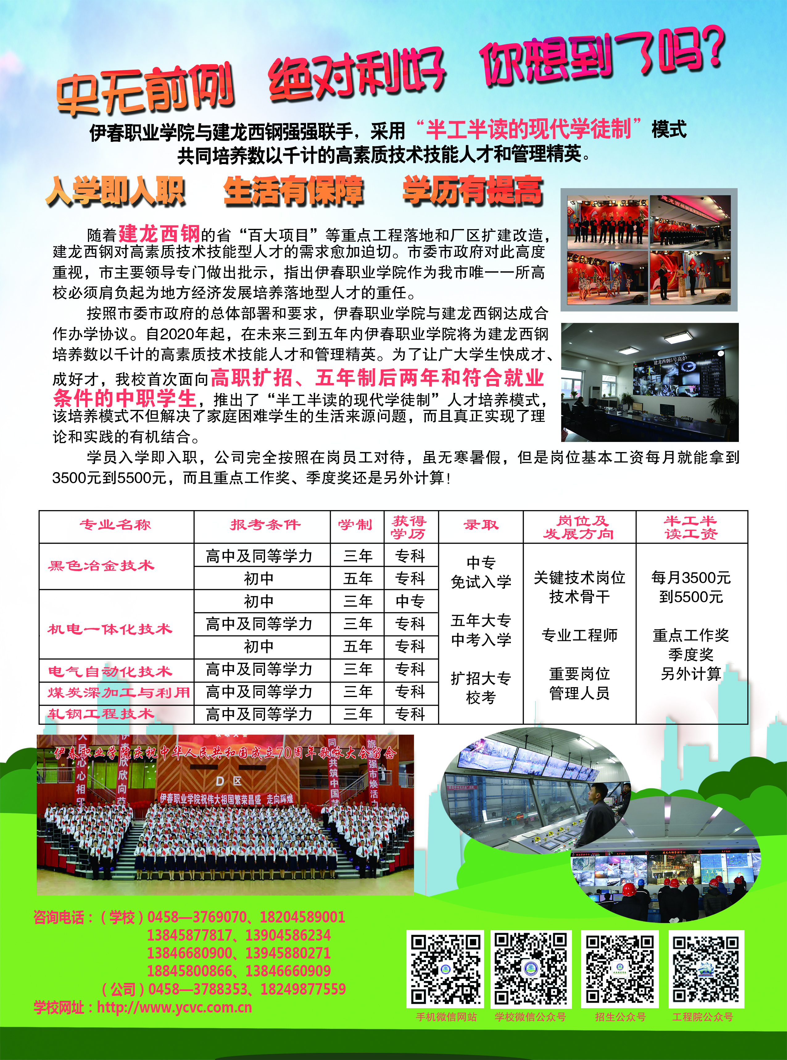 伊春職業(yè)學(xué)院與建龍西鋼強(qiáng)強(qiáng)聯(lián)手共同書寫地方職業(yè)教育新篇章