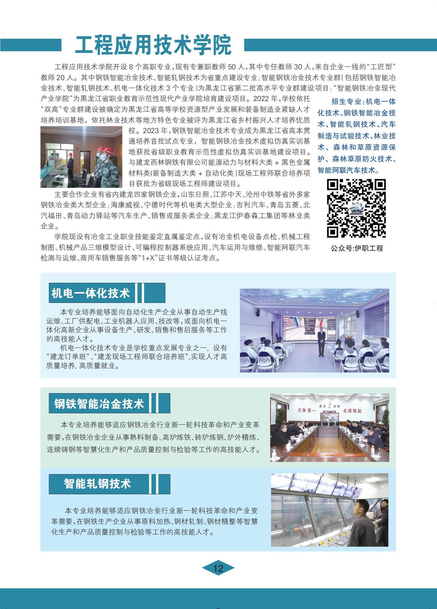 伊春職業(yè)學院 招生簡章(定稿)_12